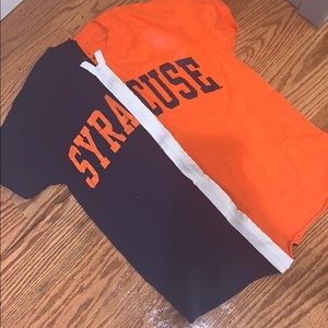 syracuse half and half zip up